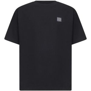 Stone Island, Heren, Tops, Zwart, Maat: L Jersey,