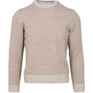 Gran Sasso, Heren, Truien, Beige, Maat: 2XL Wol,