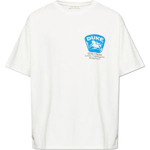 Duke + Dexter, Heren, Tops, Wit, Maat: S Katoen,