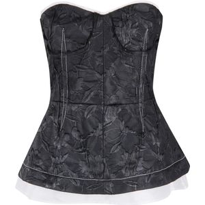 Simkhai, Dames, Tops, Zwart, Maat: 2XS Poliester,