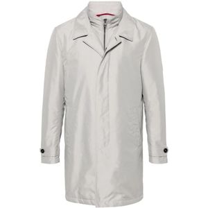 Fay, Heren, Mantels, Wit, Maat: L Polyamide,