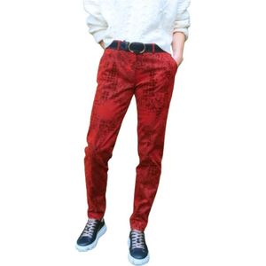 Mason's, Dames, Jeans, Rood, Maat: M Velours,