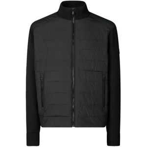 Save The Duck, Heren, Jassen, Zwart, Maat: L Leer,