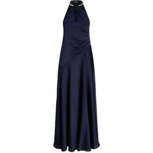 Ralph Lauren, Dames, Jurken, Blauw, Maat: S Satijn,