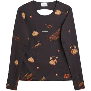 Soulland, Dames, Tops, Veelkleurig, Maat: M/L Poliester,