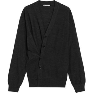 Lemaire, Dames, Truien, Grijs, Maat: XS Wol,