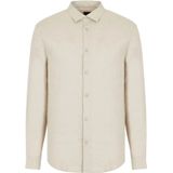 Armani Exchange - Overhemd - Beige - Linnen