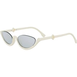 Fendi, Dames, Accessoires, Wit, Maat: 53 MM