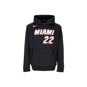Nike NBA Club Hoodie No 22 Jimmy Butler , Black , Heren , Maat: L