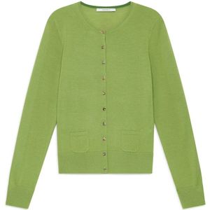 Maliparmi, Dames, Truien, Groen, Maat: XS Wol,