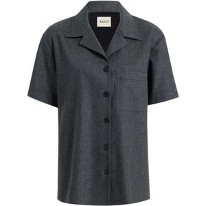 Khaite, Dames, Blouses & Shirts, Grijs, Maat: S
