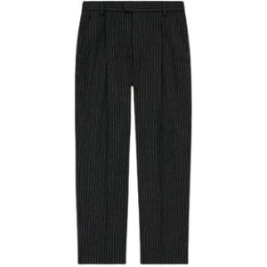 Isabel Marant, Heren, Broeken, Grijs, Maat: XL Wol,