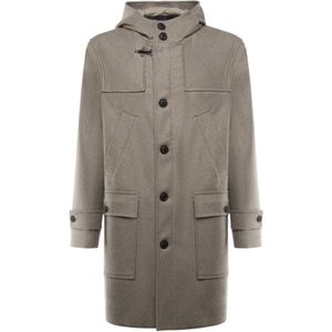 Fay, Heren, Mantels, Beige, Maat: M Wol,