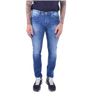 Dondup, Heren, Jeans, Blauw, Maat: W38 Katoen,
