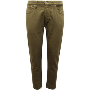 Dondup, Heren, Jeans, Groen, Maat: W38 Katoen,