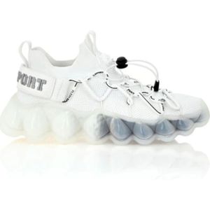 Plein Sport, Heren, Schoenen, Wit, Maat: 43 EU Nylon,