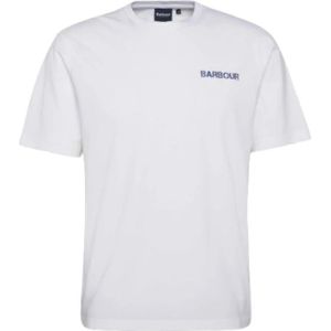 Barbour, Heren, Tops, Wit, Maat: 2XL Katoen,