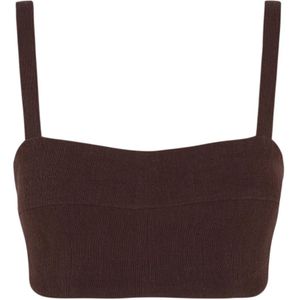 Cortana, Dames, Tops, Paars, Maat: S Linnen,