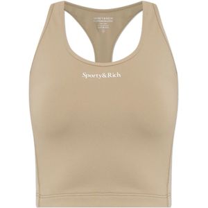 Sporty & Rich, Dames, Tops, Beige, Maat: XS