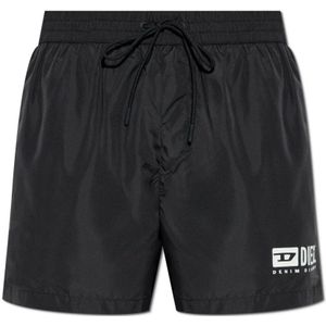 Diesel, Heren, Badkleding, Zwart, Maat: S Synthetisch,