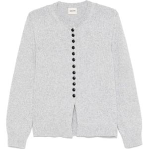 Khaite, Dames, Truien, Grijs, Maat: M Kasjmier,