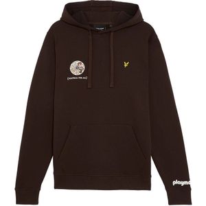 Lyle & Scott, Heren, Sweatshirts & Hoodies, Bruin, Maat: M Katoen,