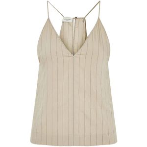 Jacob Cohën, Dames, Tops, Beige, Maat: S Modal,