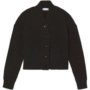 Proenza Schouler, Dames, Truien, Zwart, Maat: M Wol,