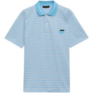 Prada, Heren, Tops, Blauw, Maat: XL