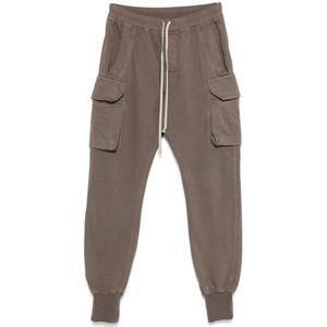 Rick Owens, Heren, Broeken, Grijs, Maat: L Katoen,