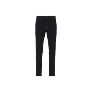 Dsquared2 Skater Jeans van katoen , Black , Heren , Maat: S