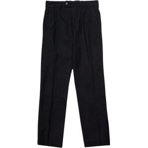 196 - Straight Fit Broek - Wol - Mid-waist - Regular Fit