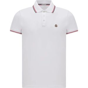 Moncler, Heren, Tops, Wit, Maat: XL Katoen,
