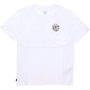 Element, Heren, Tops, Wit, Maat: L Katoen,