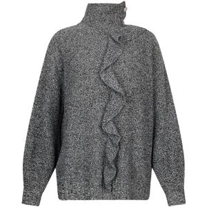 Liu Jo, Dames, Truien, Grijs, Maat: M