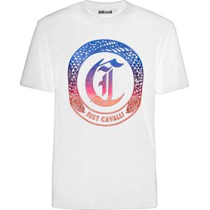 Just Cavalli, Heren, Tops, Wit, Maat: S