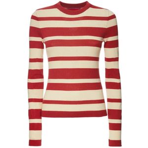 La DoubleJ, Dames, Truien, Beige, Maat: M Katoen,