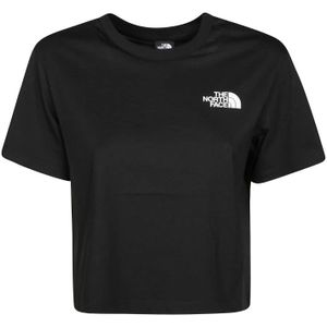 The North Face, Dames, Tops, Zwart, Maat: S Katoen,