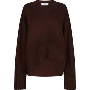 The Attico, Dames, Truien, Bruin, Maat: 2XS Wol,