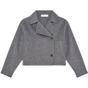 Iro, Dames, Jassen, Grijs, Maat: L Wol,