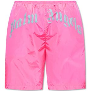 Palm Angels, Heren, Badkleding, Roze, Maat: M Polyamide,