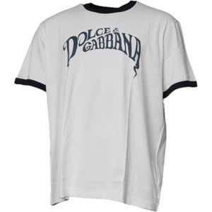 Dolce & Gabbana - TSH87522 - T-shirt - Wit - Korte Mouwen - Regular Fit
