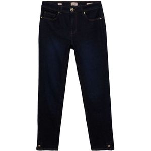 Oltre, Dames, Jeans, Blauw, Maat: 3XL Katoen,
