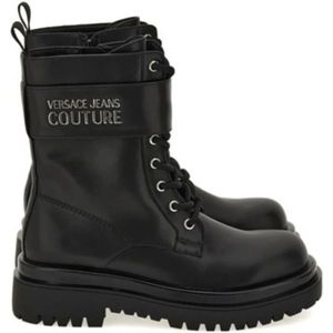 Veterlaarsjes - Fondo Drew - Effen - Imitatieleer - Platte Hak