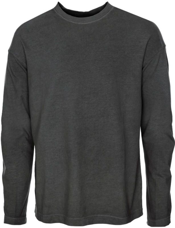 Shirt - Effen - Katoen - Lange Mouw - Normale Pasvorm