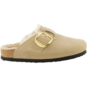 Damesklompen Birkenstock Boston Big Buckle Shearling