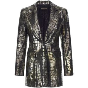 Roberto Cavalli, Dames, Jassen, Grijs, Maat: S