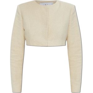 Iro, Dames, Jassen, Beige, Maat: S Katoen,