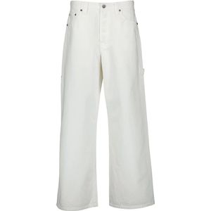 Khaite, Dames, Broeken, Wit, Maat: W29 Katoen,