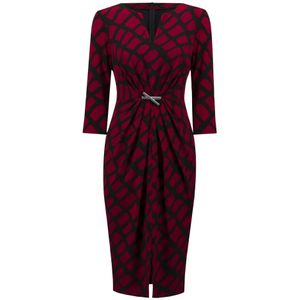 Joseph Ribkoff, Dames, Jurken, Rood, Maat: S
